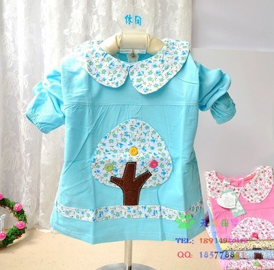 秀貝緣韓版翻領(lǐng)碎花蘋果樹防水反穿衣罩衣 批發(fā)新款童裝選購(gòu)指南